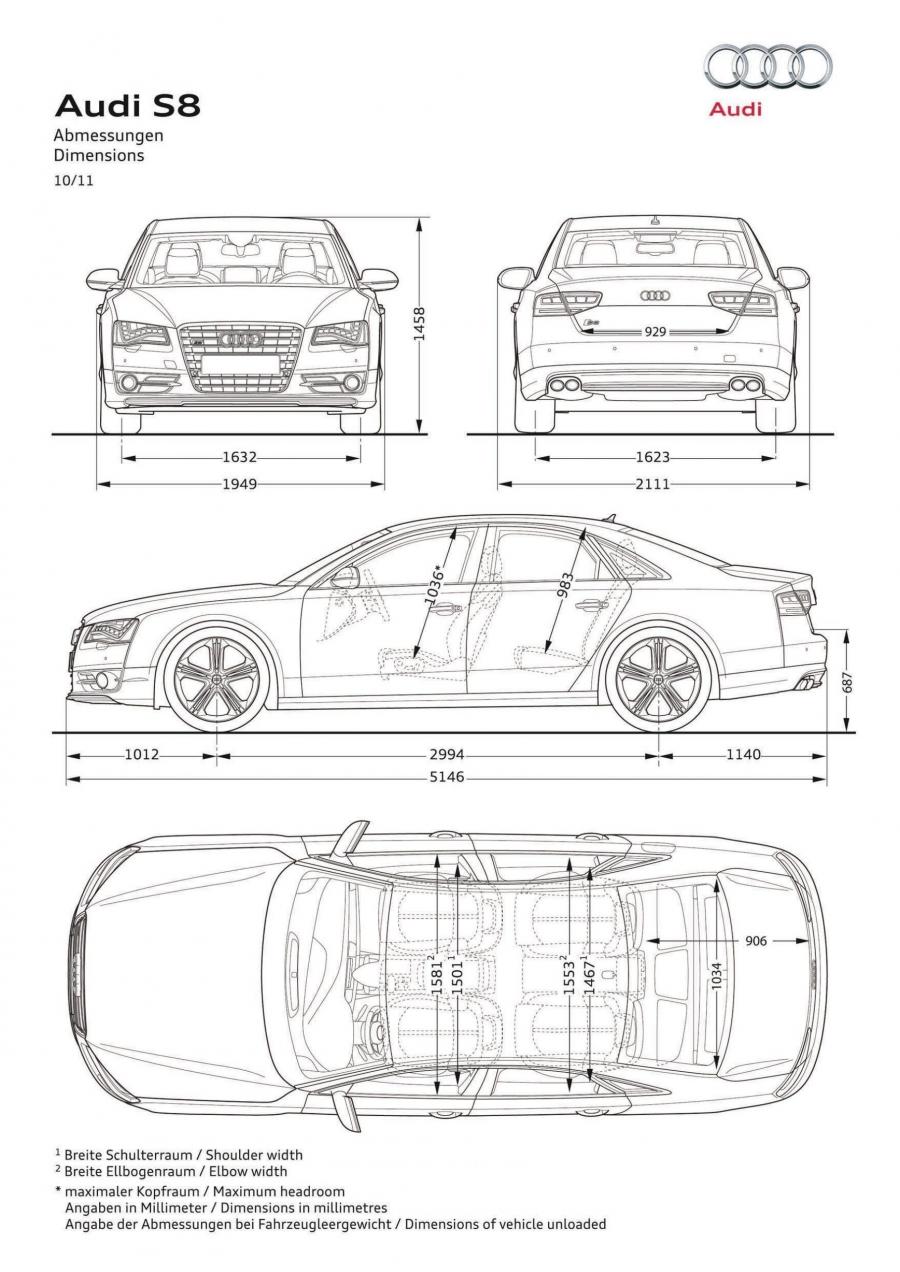 Схема Audi S8 (D4) 2012 года  (WW) (фото 34 из 59)
